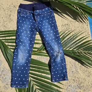 Cat & Jack Denim Jeggings with Stitch Detail